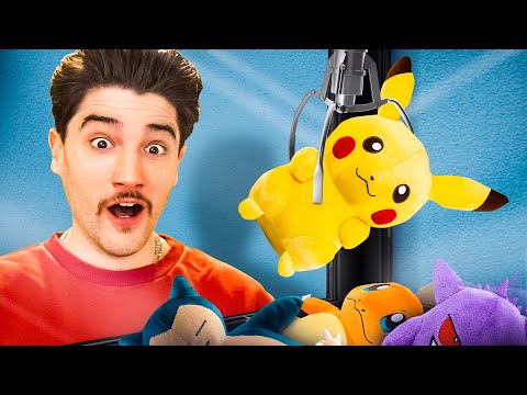 I Won EVERYTHING in a Pokemon Claw Machine