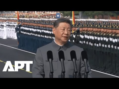 WATCH | Chinese Leader Xi Jinping Observes PLA Units as Parade Commander Reports in Car | APT