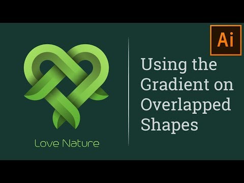 How to Design a Overlapping Gradient Logo in Illustrator Tutorial