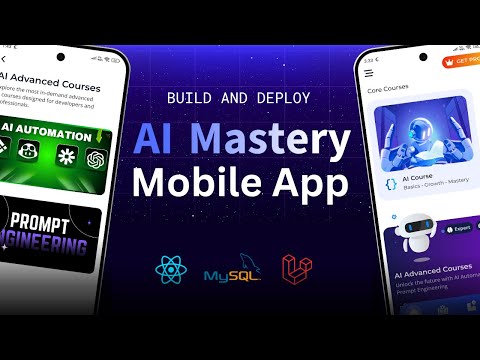 Modern AI Course App Built with React Native & Laravel (AI Mastery)