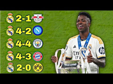 طريق ريال مدريد التاريخي إلى نهائي دوري أبطال اوروبا 2024 و تحقيق اللقب رقم 15 ● تعليق عربي 🔥