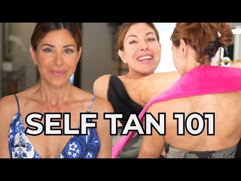 My Self-Tanning Routine: No Stick, No Stink + How I Tan My Face Too | Dominique Sachse
