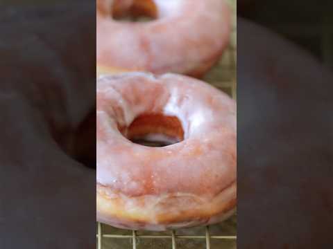 Homemade Glazed Donuts | Just Like Krispy Kreme! #shorts