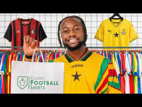 Antoine Semenyo Goes Shopping For RETRO Football Shirts - Shirt Shopping