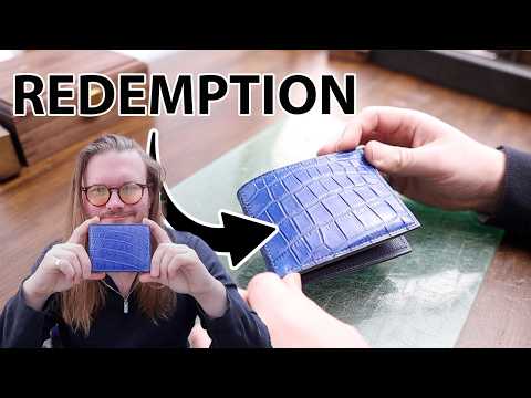 This Is My Redemption - Making A Luxury Alligator Leather Wallet