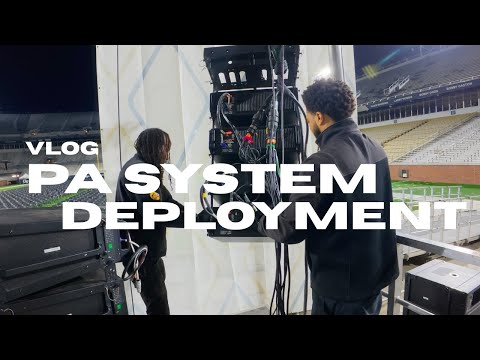 Live Event Deployment in Action | PA System deployment