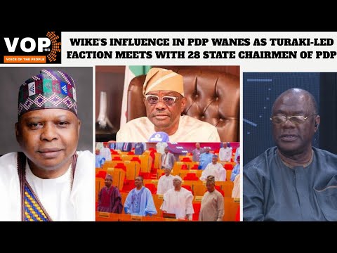Wike Sidelined? PDP Chairmen Align With Turaki Faction