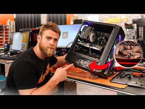 В компьютер попал осколок после обстрела! 🤯