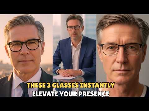 Over 50 These 3 Black Glasses Will Make You Look Classy, Powerful & Timeless 🔥
