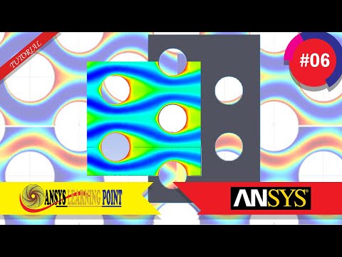 Analysis of tube bank | heat exchanger | modelling periodic flow and heat transfer | ANSYS FLUENT