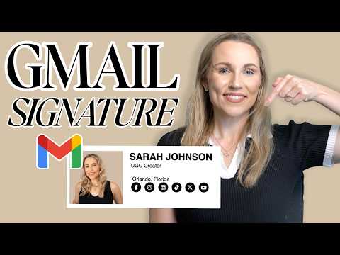 How To Make A Gmail Signature With Clickable Icon Links 2025