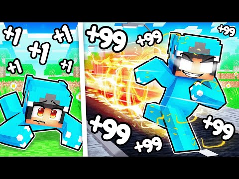 Minecraft but 1 Second = +1 Speed