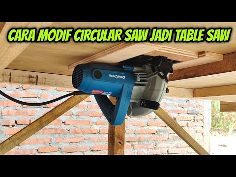 The process of making a simple assembled table saw