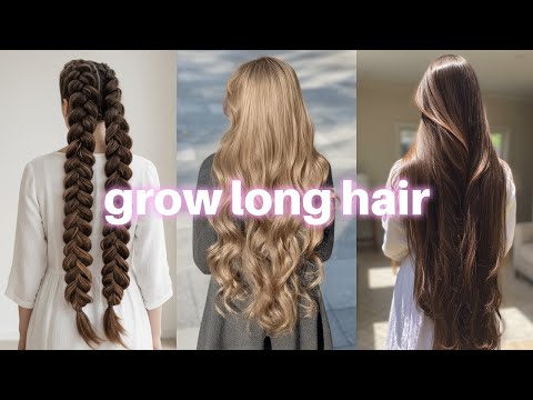 the FASTEST way to grow out your hair ✨