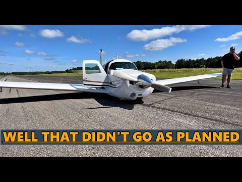 The airplane I was going to buy crashed in front of me.