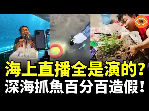 假海、假魚、假海底…中國最大的資源不是稀土，而是造假能力：從博主到黨媒，人人在演！