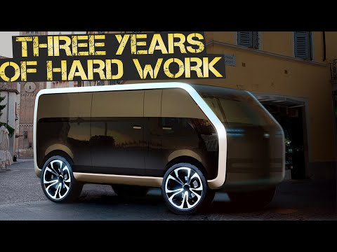 A man makes a Cybervan out of an old truck from start to finish.