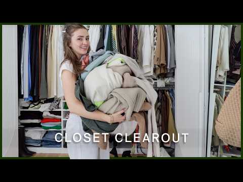 winter closet clearout 👗❄️ what I'm getting rid of & changing