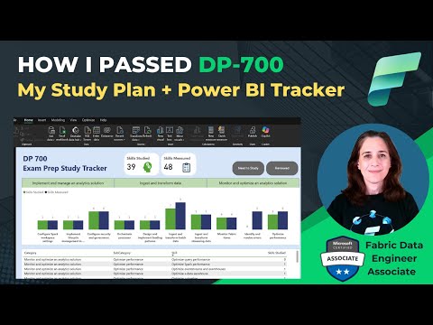 How I Passed DP-700: My Study Plan + Power BI Tracker