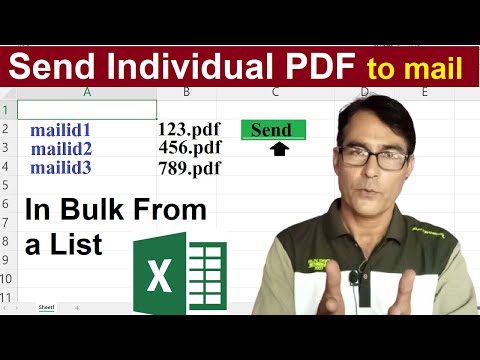 Send Multiple Emails From Excel | Send Bulk Mail from Excel Sheet with Attachment in One Click