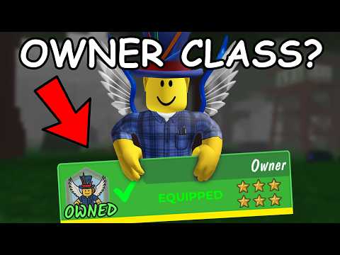 I Unlocked The SECRET OWNER CLASS On 99 Nights In The Forest