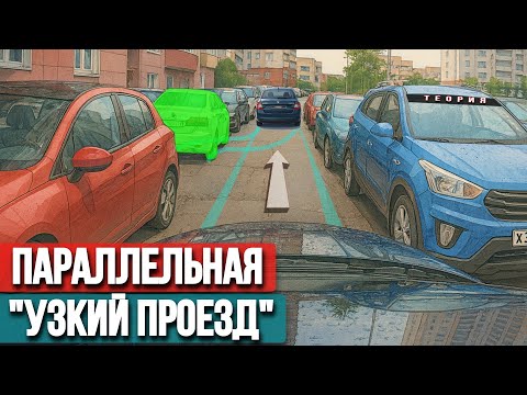 Parking in a narrow driveway or in the "Car Corridor." You'll enter quickly and accurately. Theory