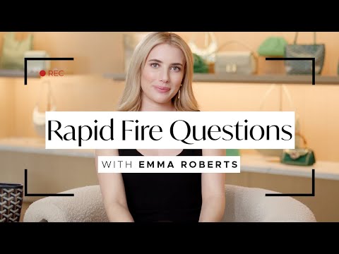 Emma Roberts Plays Rapid Fire Questions with FASHIONPHILE