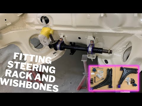 Fitting Steering Rack Wishbones & Bushes - Episode 5 - 1987 Volkswagen Caddy MK1 Restoration Project
