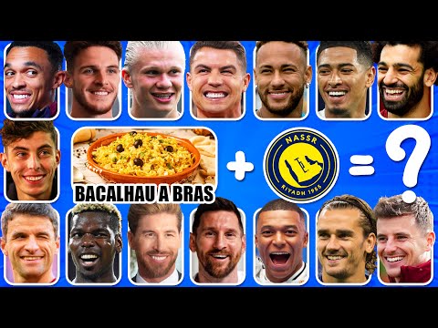 Guess The FOOTBALL PLAYER By Song, Favorite Food & Club | Ronaldo, Messi, Neymar Jr.