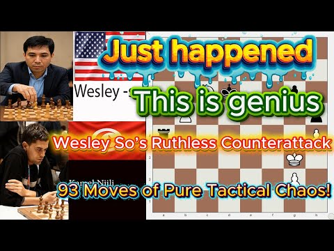 Wesley So’s Cold-Blooded Endgame Execution – A 93-Move War !