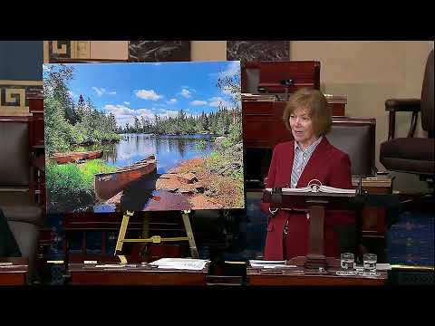 SENATORS HOLD THE FLOOR IN PROTEST OF COPPER-NICKEL MINING NEAR THE BOUNDARY WATERS
