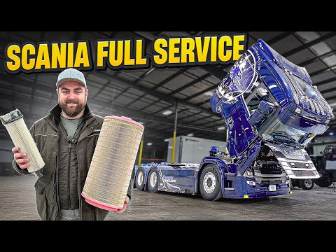 Full Service on Our Scania After 1 Year in the USA!