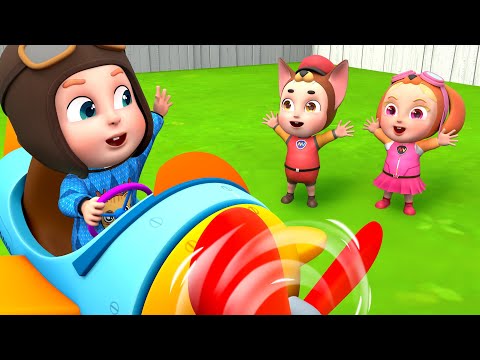 Airplane Song✈️ | We Can Share | My Turn My Turn | Sharing is Caring | Rosoo Nursery Rhymes