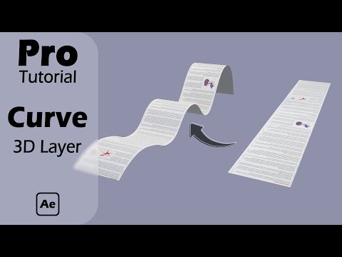 After Effects Tutorial | How To Bend 3D Layers