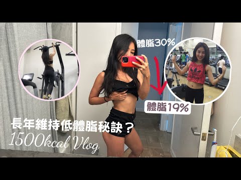 公開inbody數據！May長年維持體脂19%不復胖秘訣？女生踏入重訓旅程的三個階段解析｜1500kcal 減脂飲食Vlog