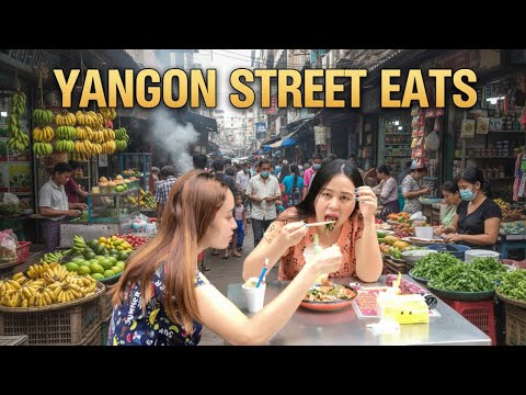 Yangon’s Best Street Food & Local Life: Wet Markets to Chinatown | Myanmar 🇲🇲
