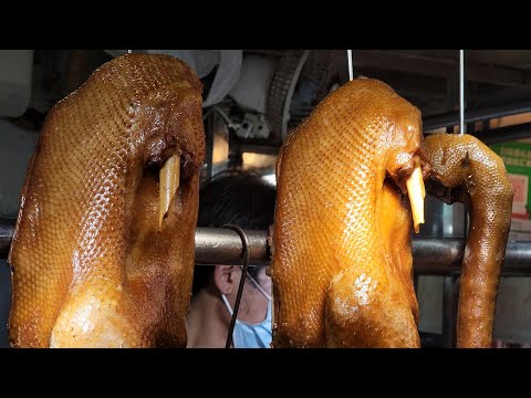 天下第一#滷水鵝 長發滷味大王 #佐敦 #香港美食 #鵝掌翼  #滷水鴨 上海街 入味#豬大腸 #鵝腎 爽脆入味#豬耳 滷味大王 #旅游 #Hongkong  #Grok3 #Deepseek