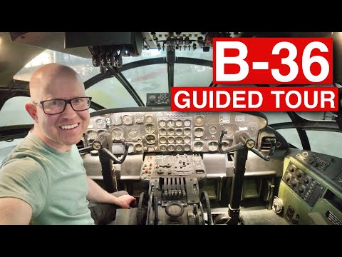 Guided tour through a TEN ENGINE Convair B-36 Peacemaker!