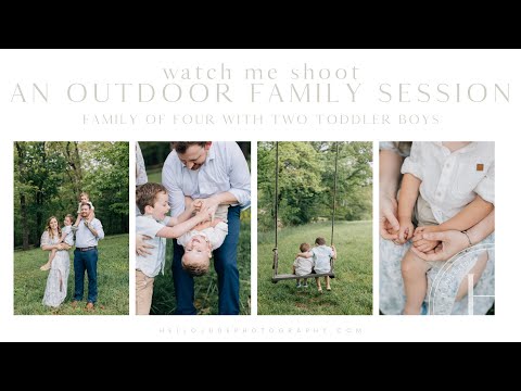 Spring Family Photography | Session Behind the Scenes