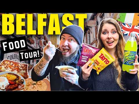Trying the BEST FOOD in BELFAST! ☘️🇬🇧🇮🇪 - EPIC Northern Ireland FOOD TOUR!