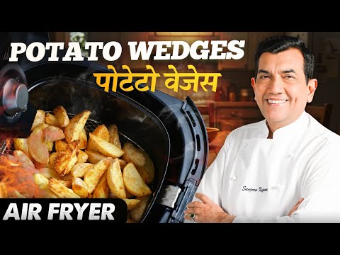 Perfectly Crispy Air Fried Potato Wedges at Home | By chef @sanjeevkapoorkhazana