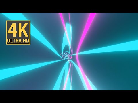 VJ LOOP NEON Teal Pink Party Abstract Background Video 4k Simple Lines Screensaver Motion Graphic