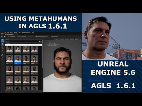 UE5 - AGLS - Using MetaHuman Player Characters in AGLS 1.6.1