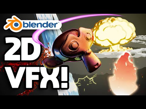 How to Make Stylized 2D VFX in Blender - IT'S EASY!