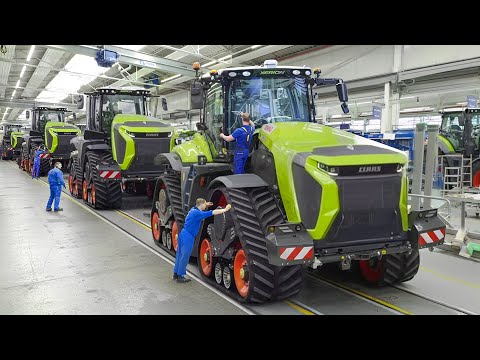 Inside German Factory Assembling 100s of Ultra Modern Tracked Tractors From Scratch