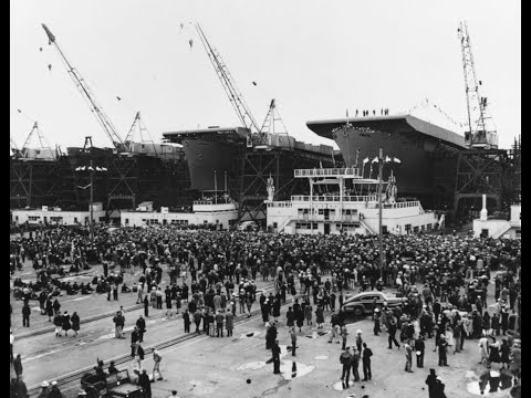 US Navy Construction in WW2 - The Ships Start Coming And They Don't Stop Coming