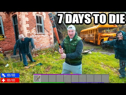 7 Days To Die In Real LIFE! Ultimate 7 Day Zombie Survival Challenge