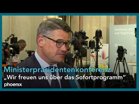 Boris Rhein (CDU, Ministerpräsident Hessen) zur Ministerpräsidentenkonferenz