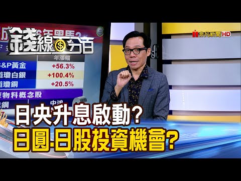 《日央升息啟動? 日圓甜甜價?日股投資機會?》【錢線百分百】20251215-10│非凡財經新聞│