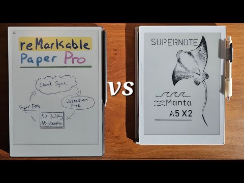 Comparing the 2 BEST E Ink Notetakers